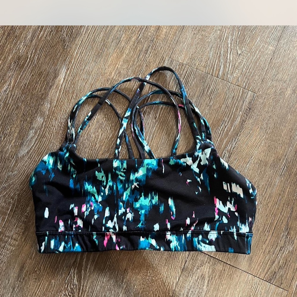 GAP Women's Strappy Bikini Top - Black, Blue, and Pink